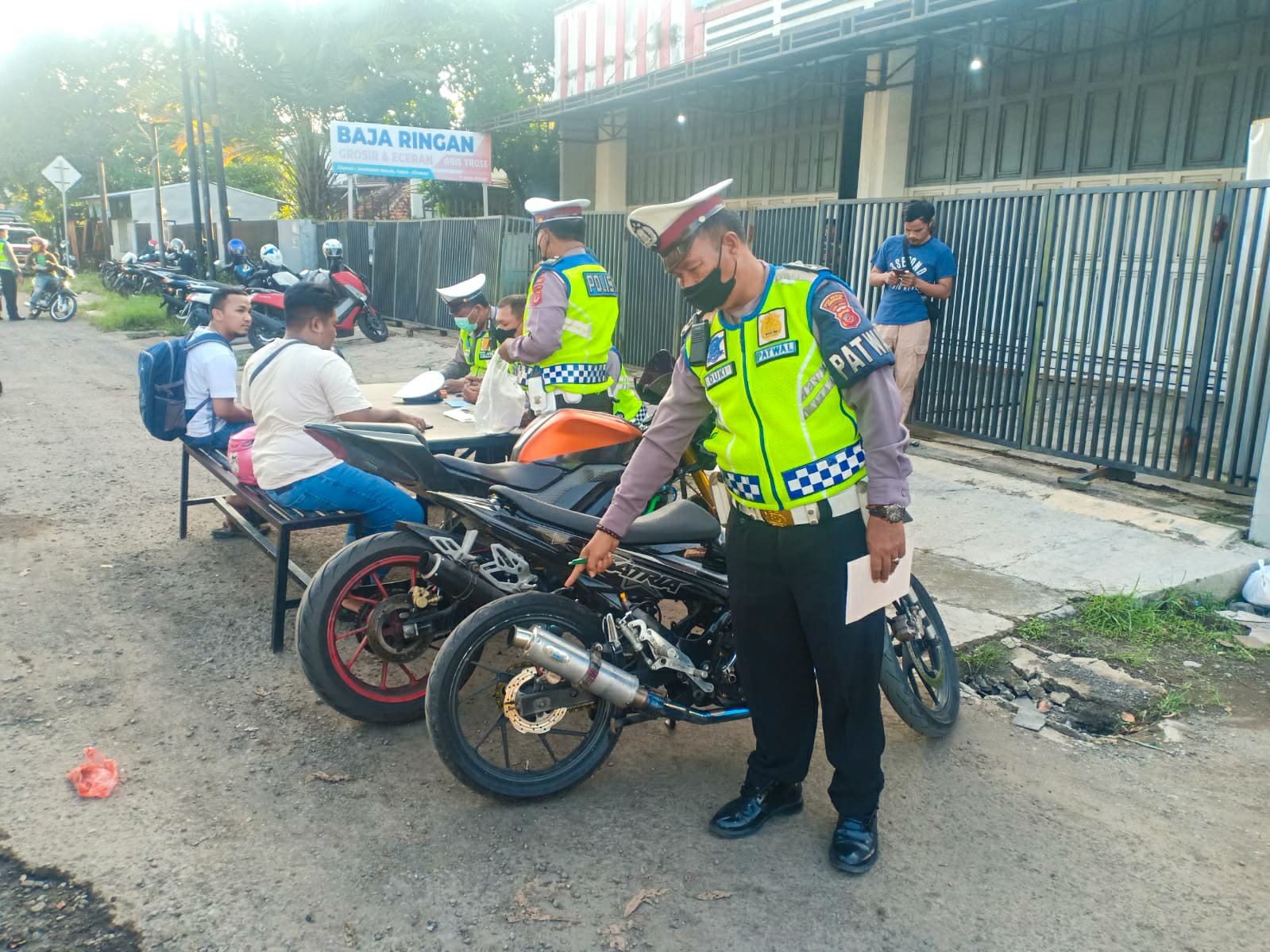 Lagi, Puluhan Motor Berkenalpot Bising Ditilang Polantas