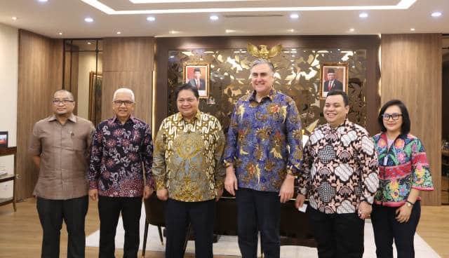 Bahas Transformasi Digital dengan General Manajer IBM, Menko Airlangga Sebut Hal Ini