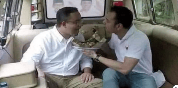 Foto Anies Baswedan Disuapi Seorang Pria, Langsung Isu LGBT, Padahal ini Sosoknya