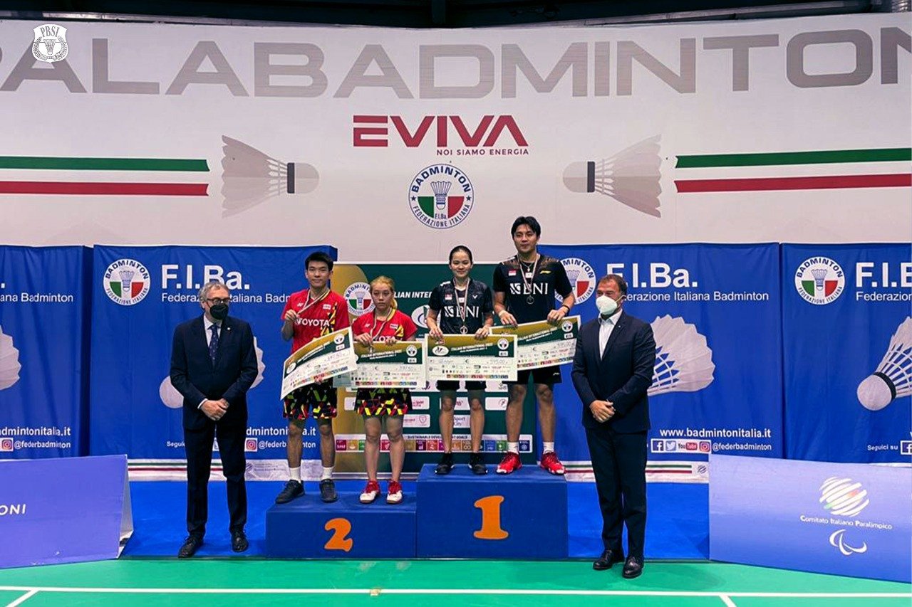 Juara di Italia, Dua Pebulutangkis Muda Indonesia Langsung Ingin Naik Level