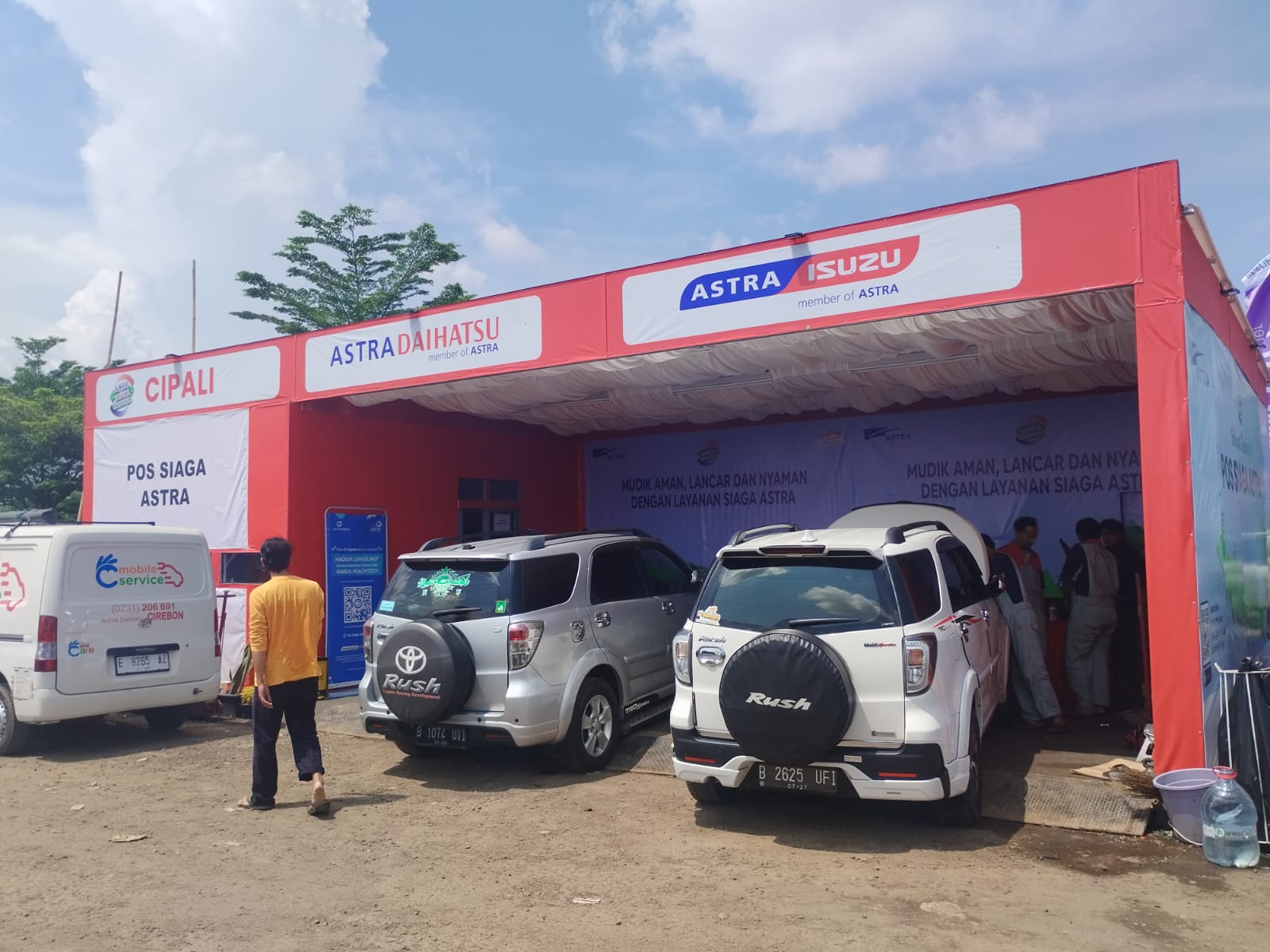 Posko Siaga Astra Daihatsu Nyaman dan Membantu