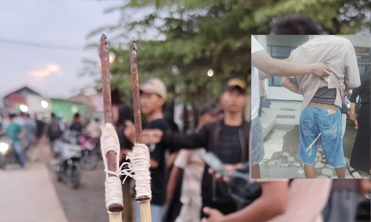 Tawuran Pemuda Desa Sambeng dan Sirnabaya Cirebon, Warga Terkena Panah Besi