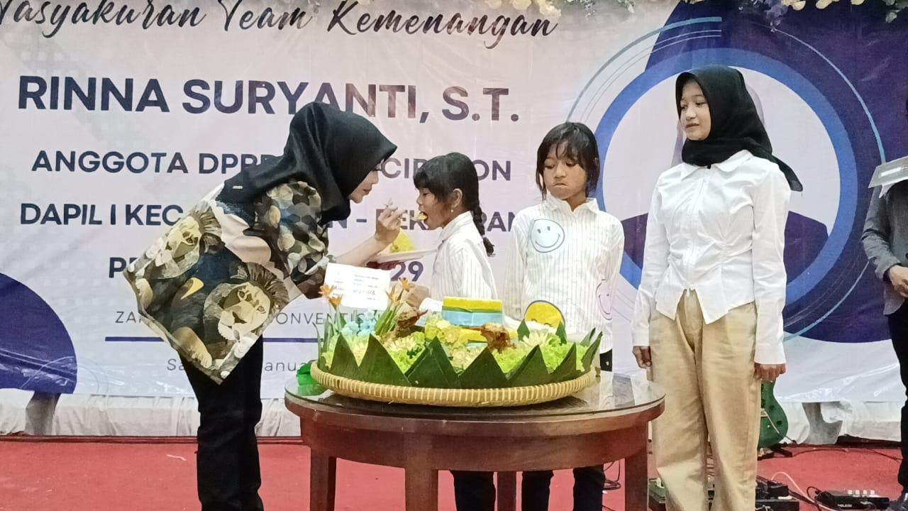 Rina Suryanti Undang Timses Tasyakuran