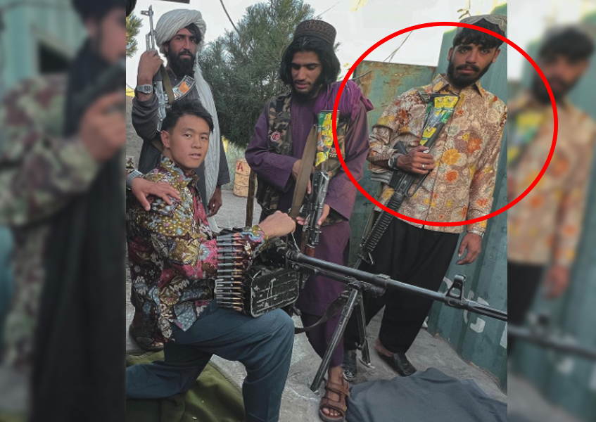 Saat Polisi Taliban Pakai Batik Trusmi, Lihat Penampakannya