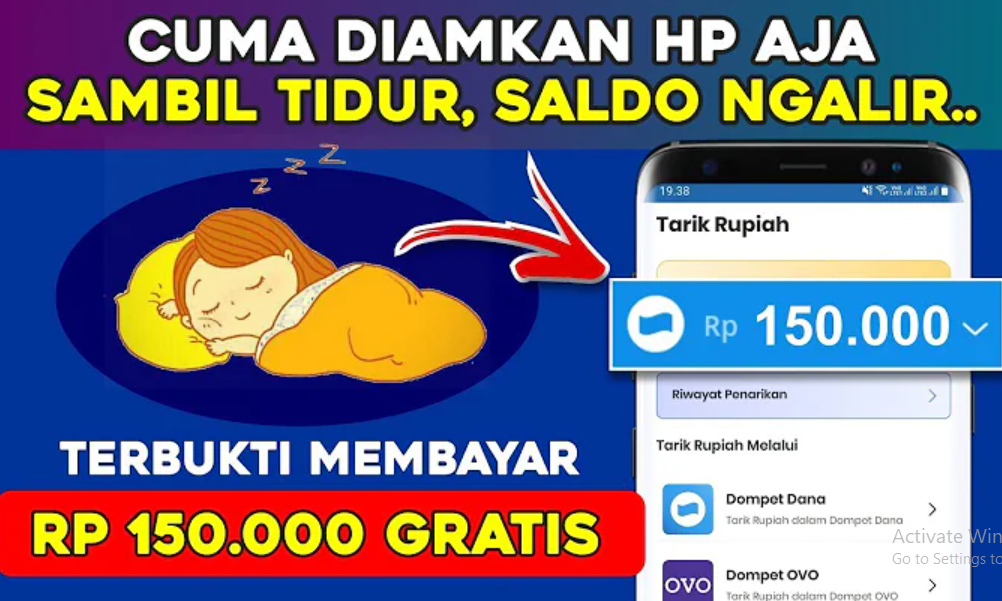 Saldo DANA Rp150 Ribu Langsung Cair ke Akun, Aplikasi Game Penghasil Uang Receh tapi Terbukti Membayar 2025