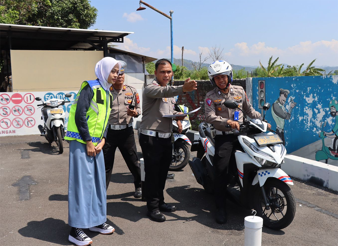 Ujian Praktik SIM C di Majalengka Lebih Mudah, Lintasan Baru Langsung Diperiksa Wakapolda Jawa Barat