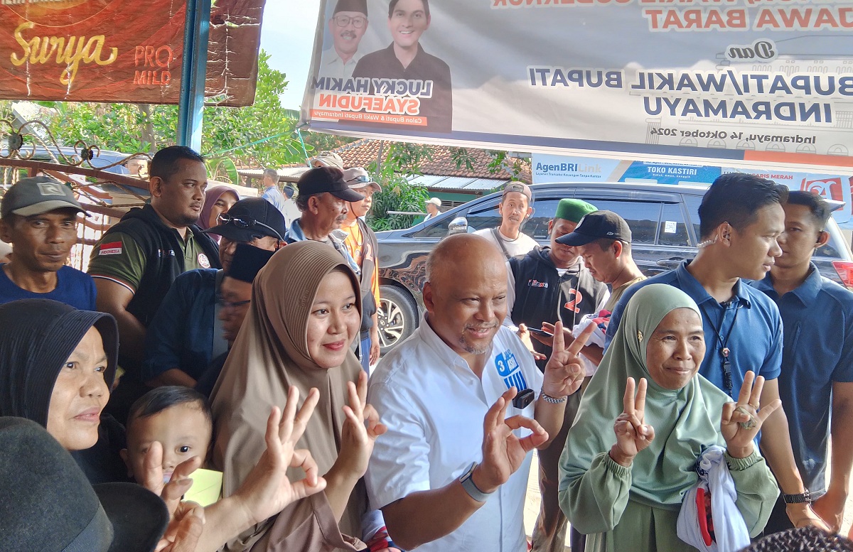 Ilham Habibie dan Lucky Hakim Kampanye Bareng, Bahas Kawasan Industri di Indramayu