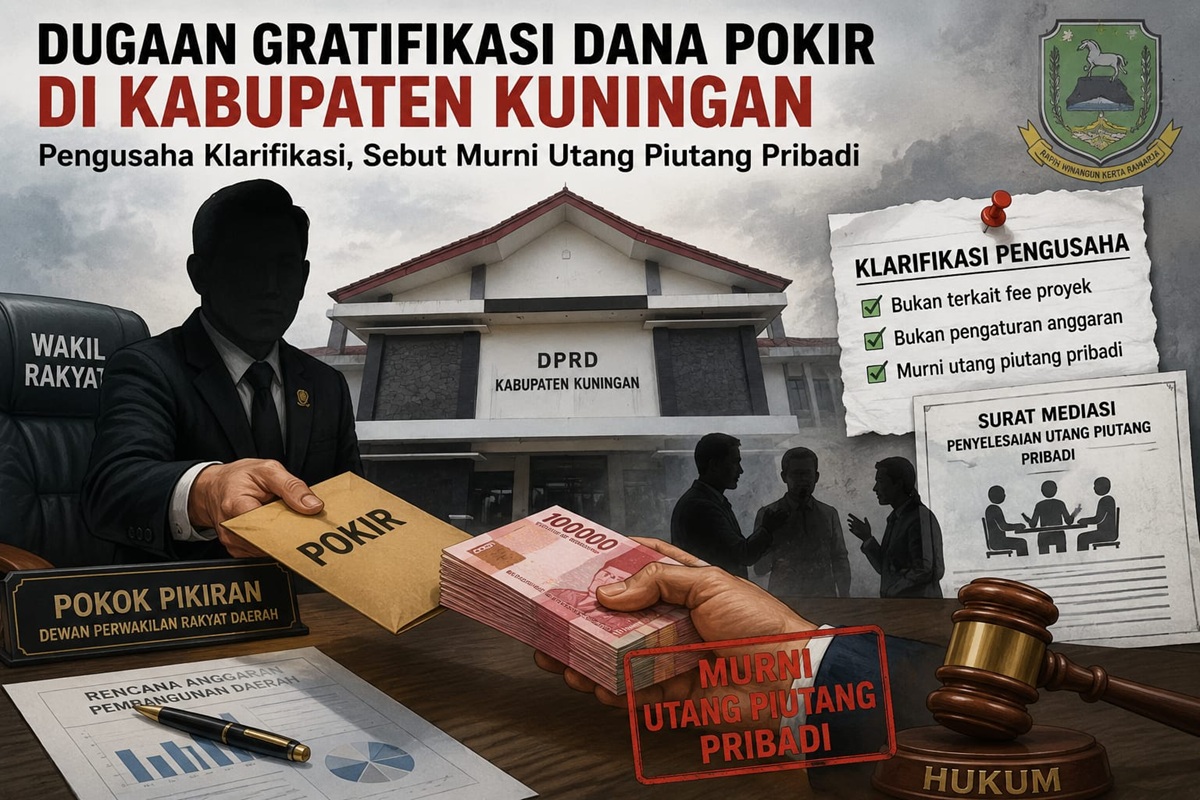 Dugaan Gratifikasi Pokir Anggota DPRD Kuningan, Pengusaha J Buka Suara