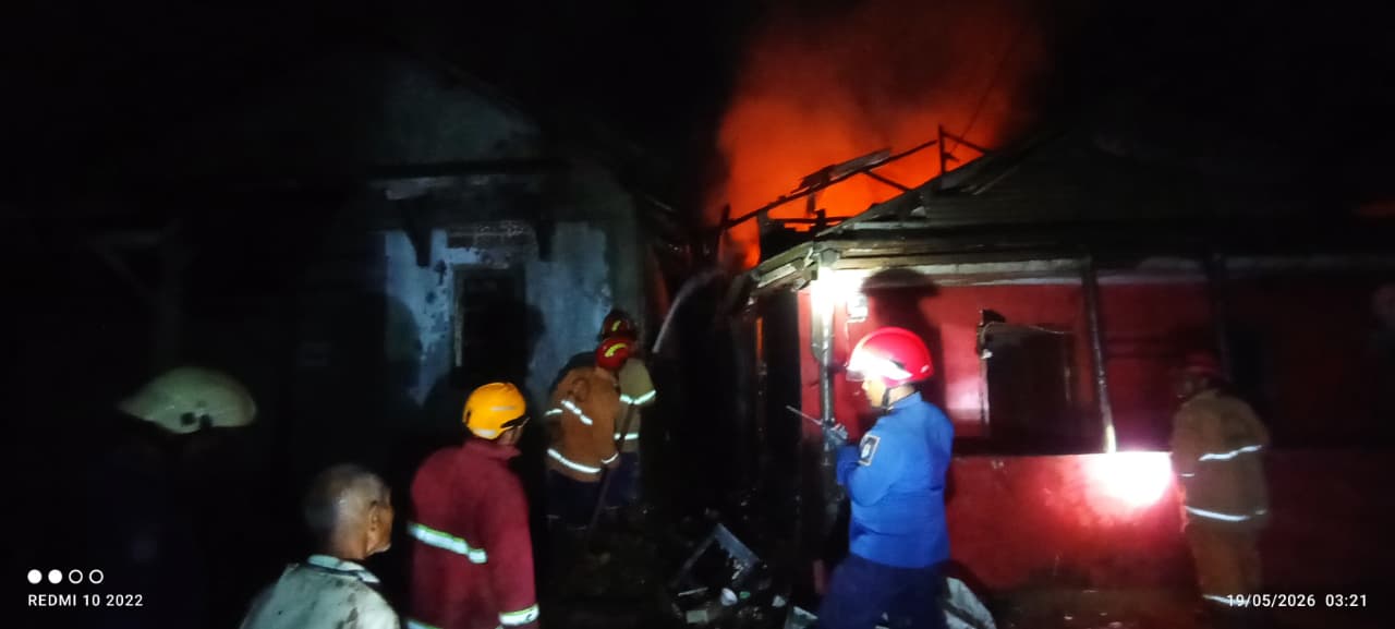 Diduga Akibat Arus Pendek Listrik, Rumah Warga Dukuh Semar Kebakaran