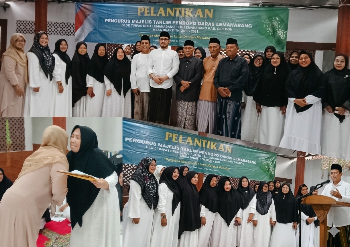 Majelis Taklim Pendopo Daras Lemahabang Resmi Dilantik, Perkuat Iman dan Silaturahmi Warga