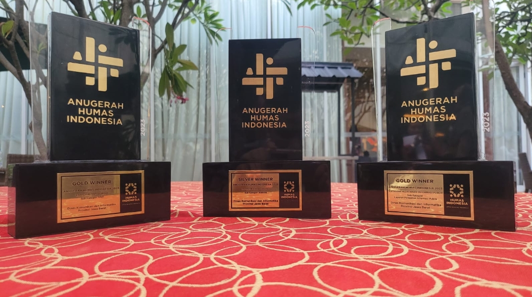 Luar Biasa! Diskominfo Jabar Raih Tiga Penghargaan Anugerah Humas Indonesia 2023
