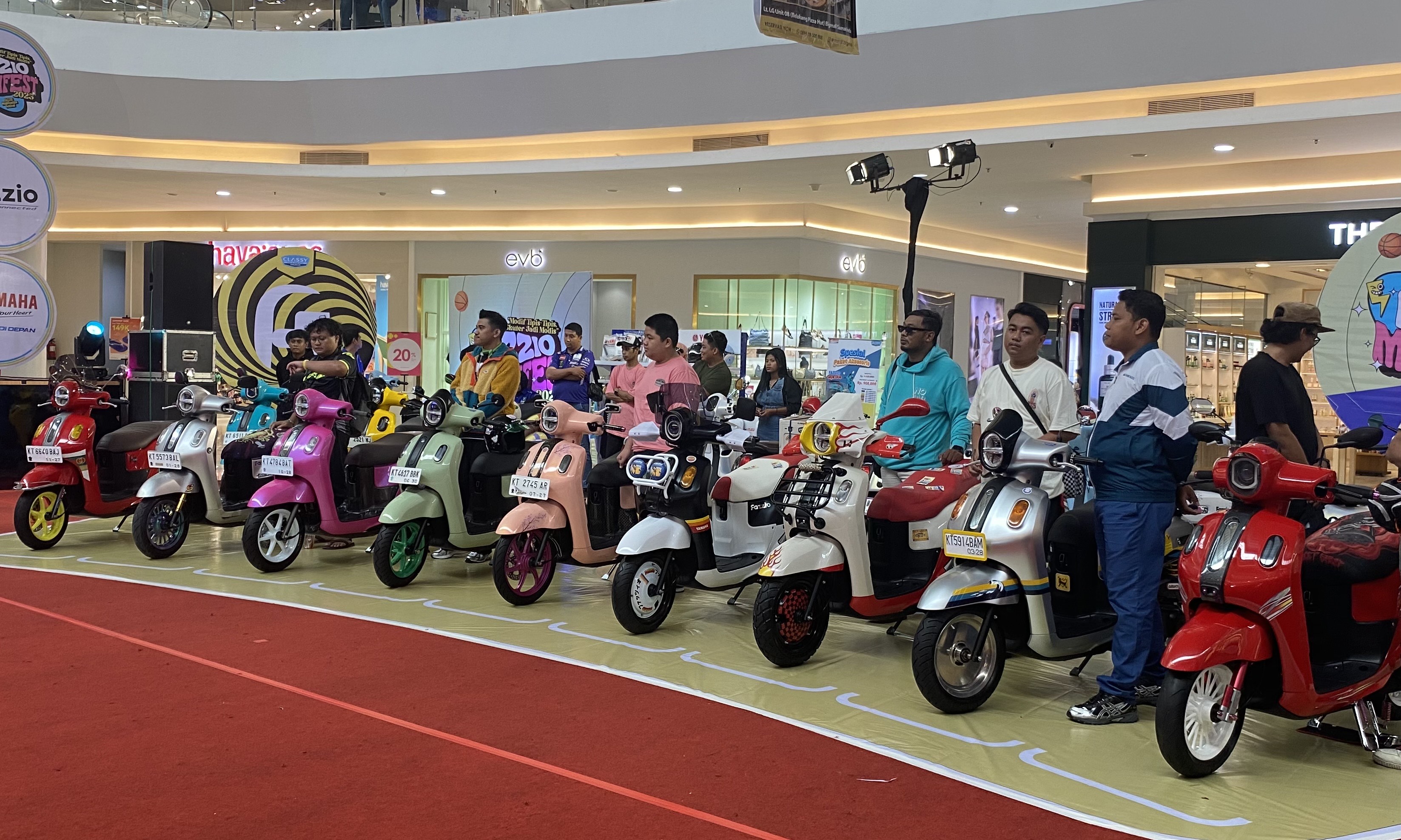 Fazzio Modifikasi Iconic Bikin Melirik Di Ajang Perdana Fazzio Modifest Samarinda