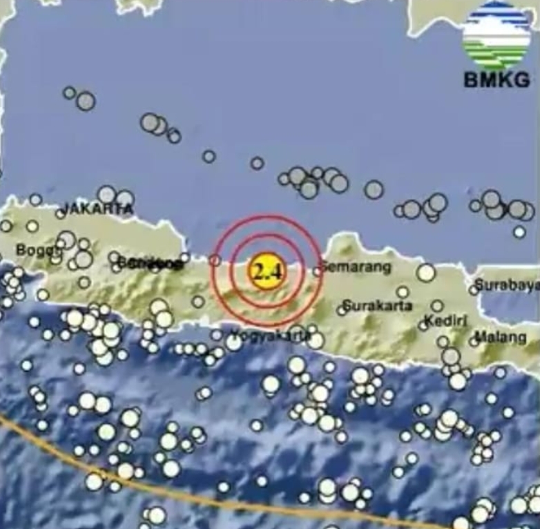 Gempa Bumi Berkekuatan 2,7 Magnitudo Guncang Batang Dinihari Tadi, Begini Hasil Analisa BMKG