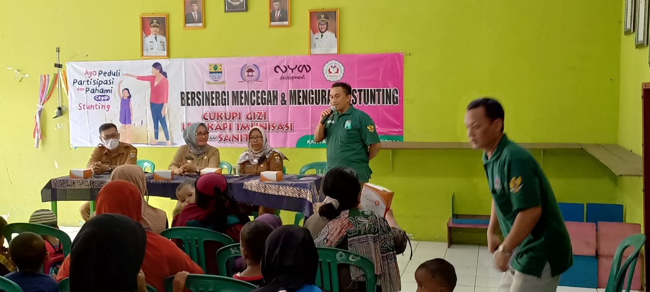 LPM Karya Mulya Bagikan 45 Paket Asupan Gizi Balita Majasem 