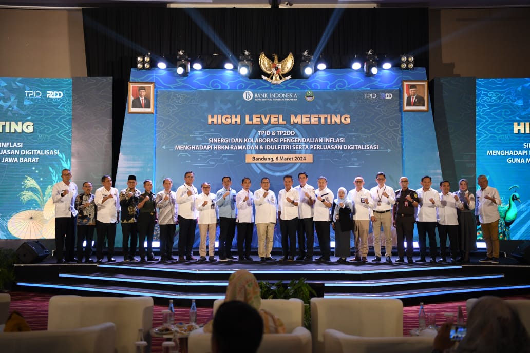 Pj Wali Kota Hadiri Highl Level Meeting TPID dan TP2DD Se-Jawa Barat