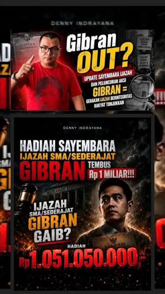 Sayembara Ijazah Gibran, Bang Saor: Character Assassination ala Denny Indrayana