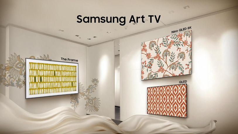 Ubah Rumah Jadi Galeri Motif Batik dengan Samsung Art TV