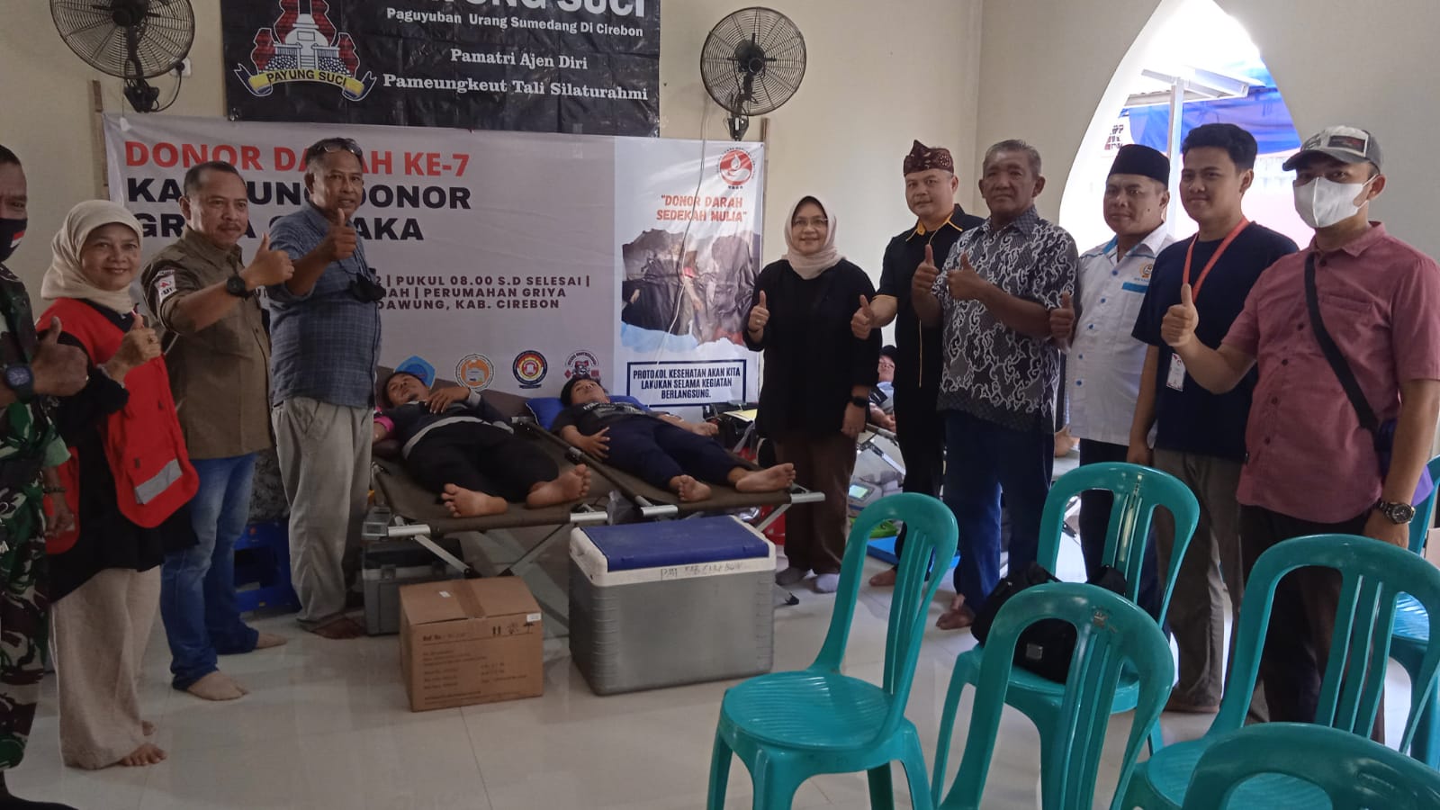 Kampung Donor Griya Caraka Donasi 71 Labu Darah