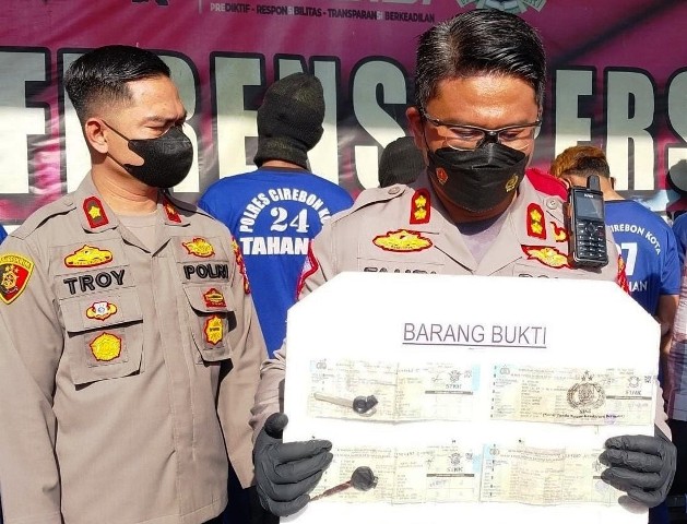 Spesialis Curanmor Asal Indramayu Beraksi di Kota Cirebon hingga Tegal, Berakhir di Kantor Polisi
