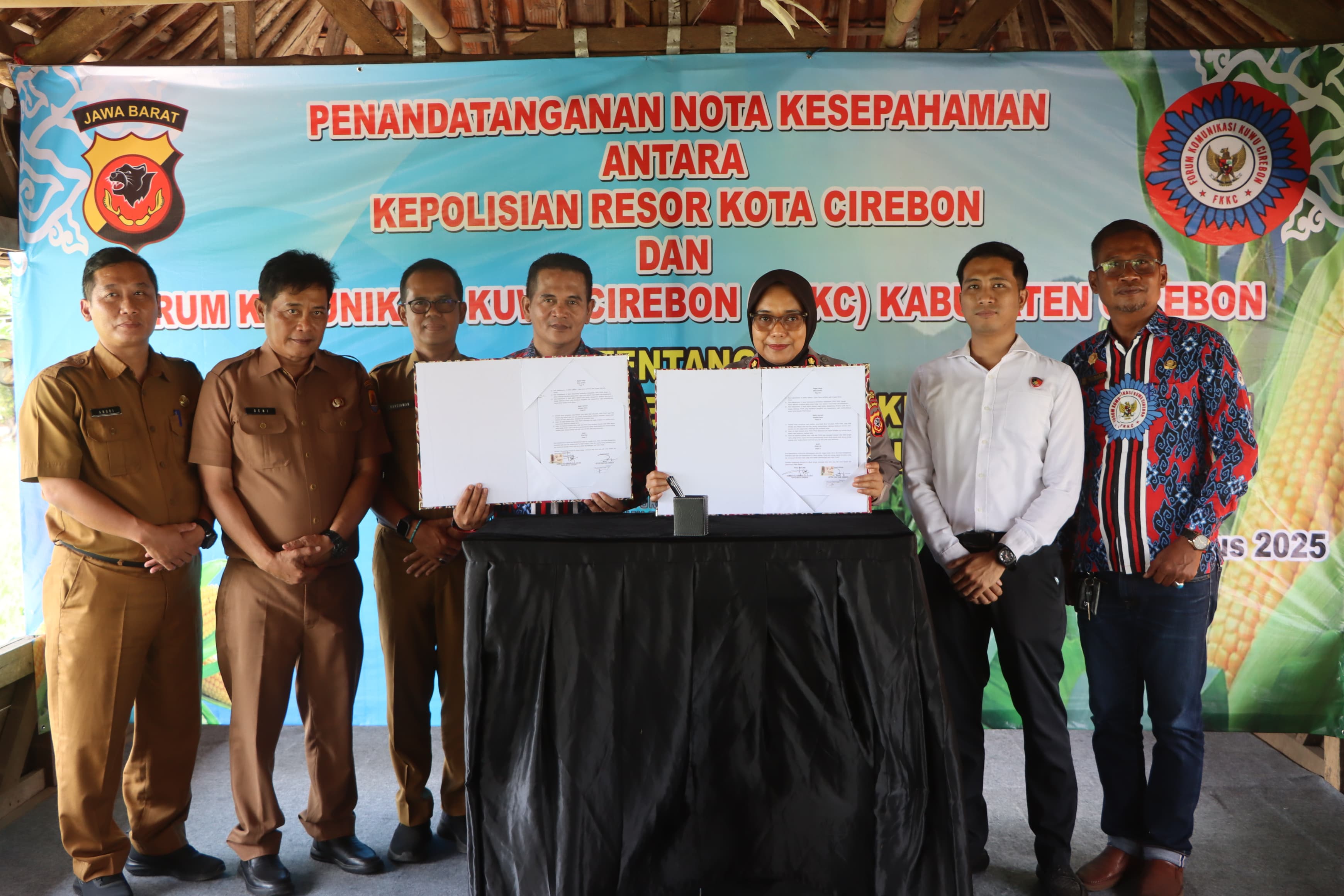 Gandeng Pemerintah Desa, Polresta Cirebon Dukung Program Swasembada Jagung 
