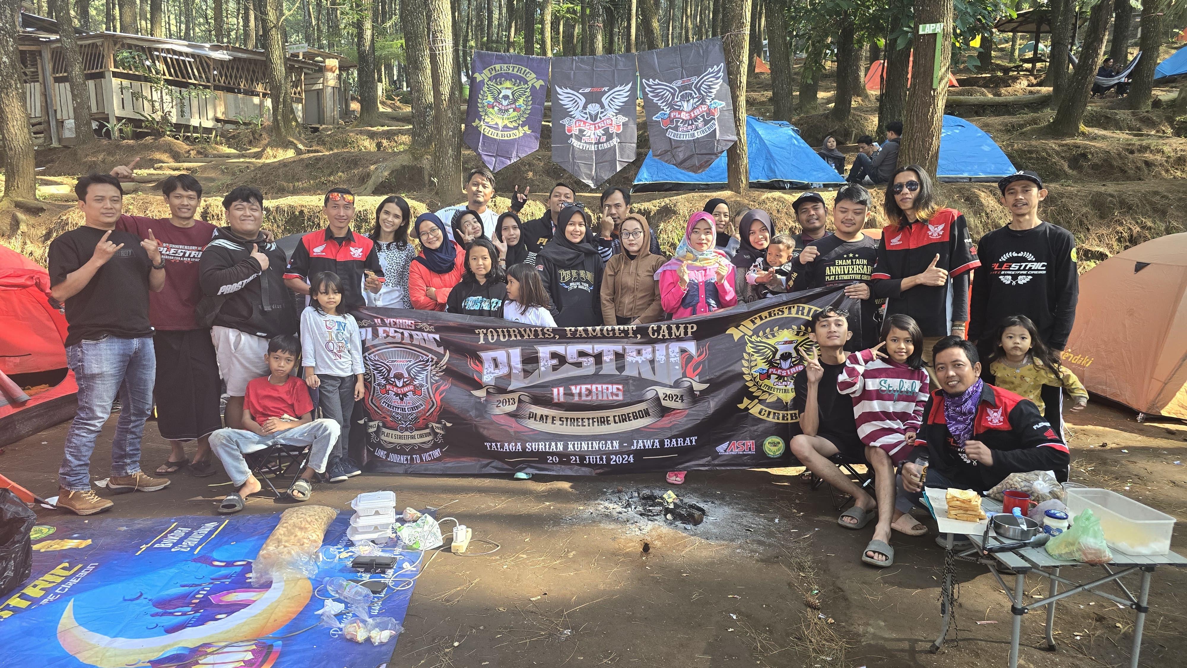 Rayakan Anniversary ke-11 PLESTRIC Cirebon Gelar Family Gathering dan Touring Wisata