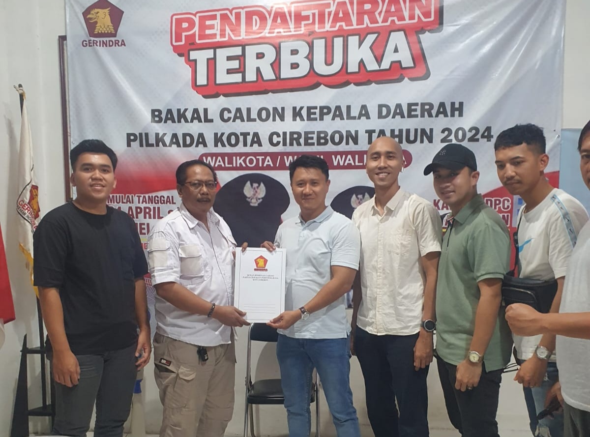 Perpanjang Masa Pendaftaran, Gerindra Kota Cirebon Kebanjiran Pendaftar Bacawalkot