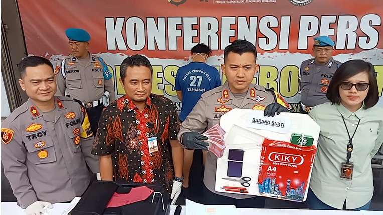DP Pemuda Asal Bakung Cirebon Belajar Bikin Uang Palsu dari Youtube, Baru Sekali Langsung Masuk Penjara