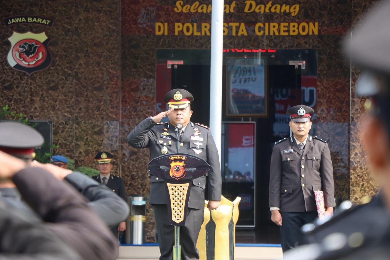 Upacara Hari Bela Negara Ke-77, Polresta Cirebon Teguhkan Semangat Pengabdian untuk Indonesia Maju