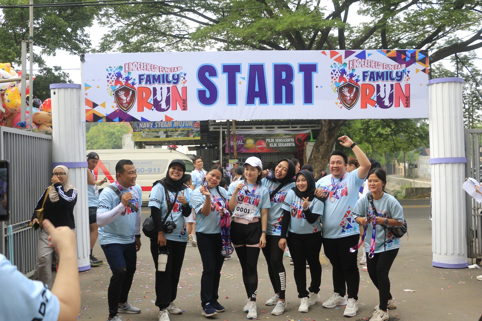 Serunya Kebersamaan di Kinderfield Family Fun Run and Fun Fair 2024