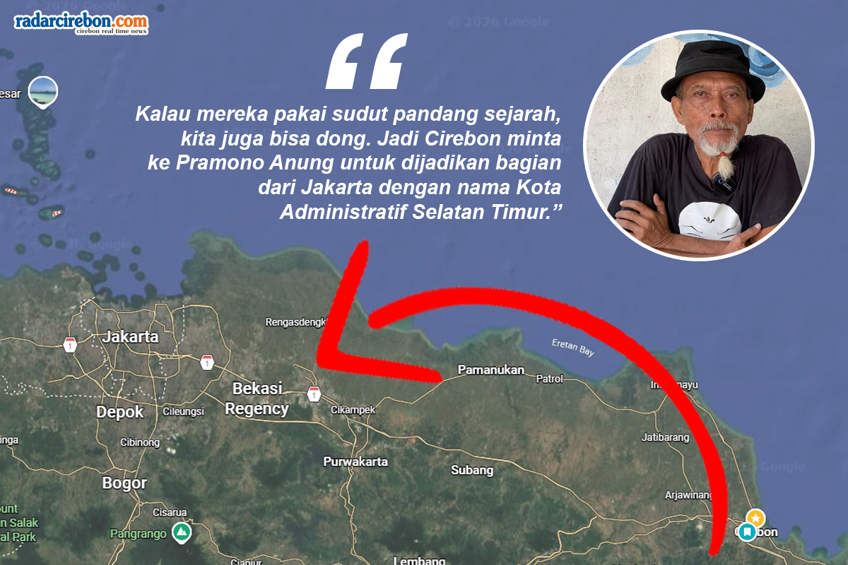 Daripada Ikut Provinsi Tatar Sunda, Cirebon Lebih Cocok Gabung Jakarta: Jadi Kota Administratif Selatan Timur
