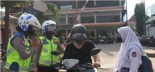Patroli JEH, Satlantas Polres Ciko Ajak Masyarakat Tertib Berlalulintas 