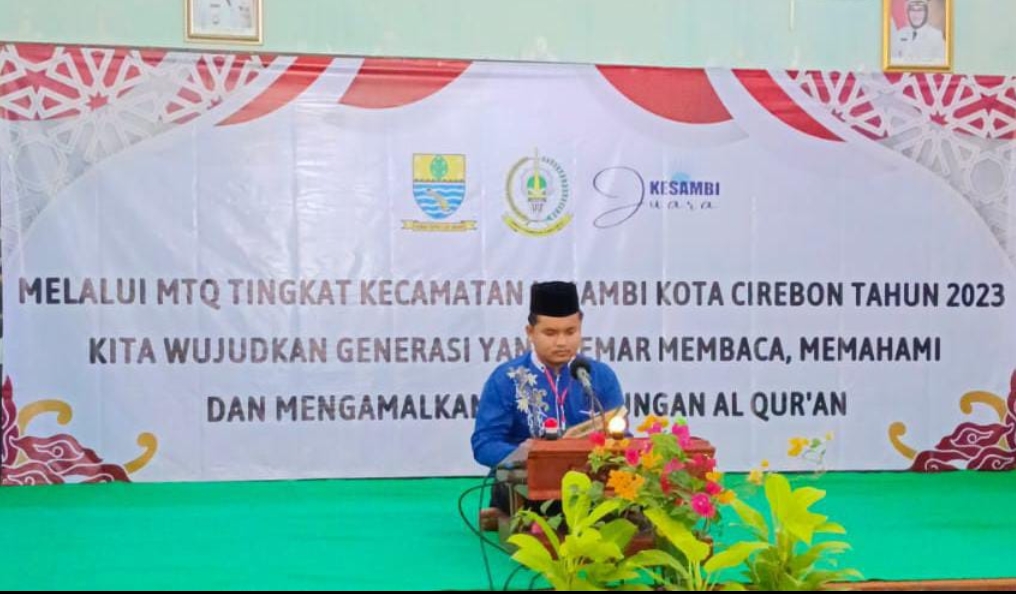 Ajak Anak Muda Cintai Al-Qur'an, Pemcam Kesambi Kota Cirebon Gelar MTQ