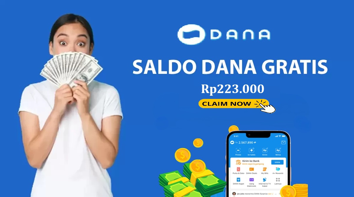 Weekend! Ada Saldo Rp223.000 dari DANA Kaget Langsung Masuk ke E-Wallet Anda! Cek Link Terbaru di Sini!
