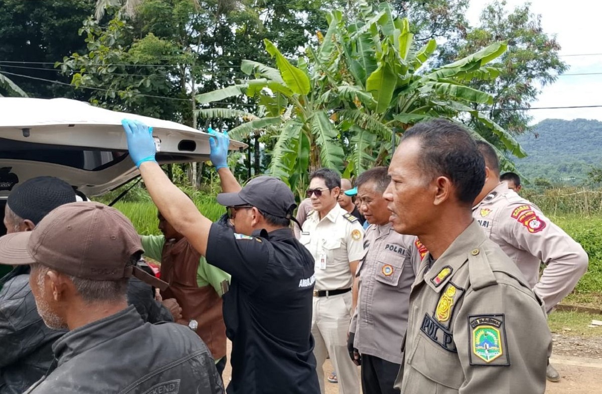 Tragis! Pekerja Proyek Jalan Provinsi di Majalengka Meninggal Dunia di Selokan