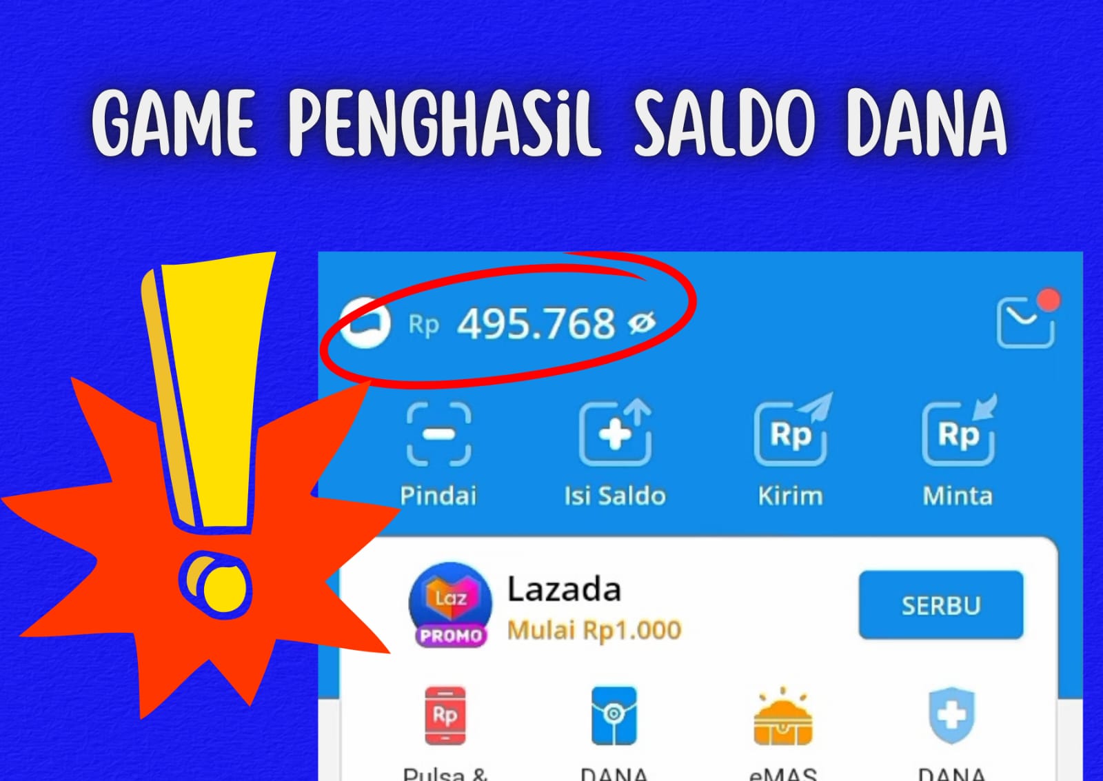 Rebahan Bisa Cuan! Game Penghasil Uang Ini Terbukti Hasilkan Saldo Dana Rp245.000 Ribu!