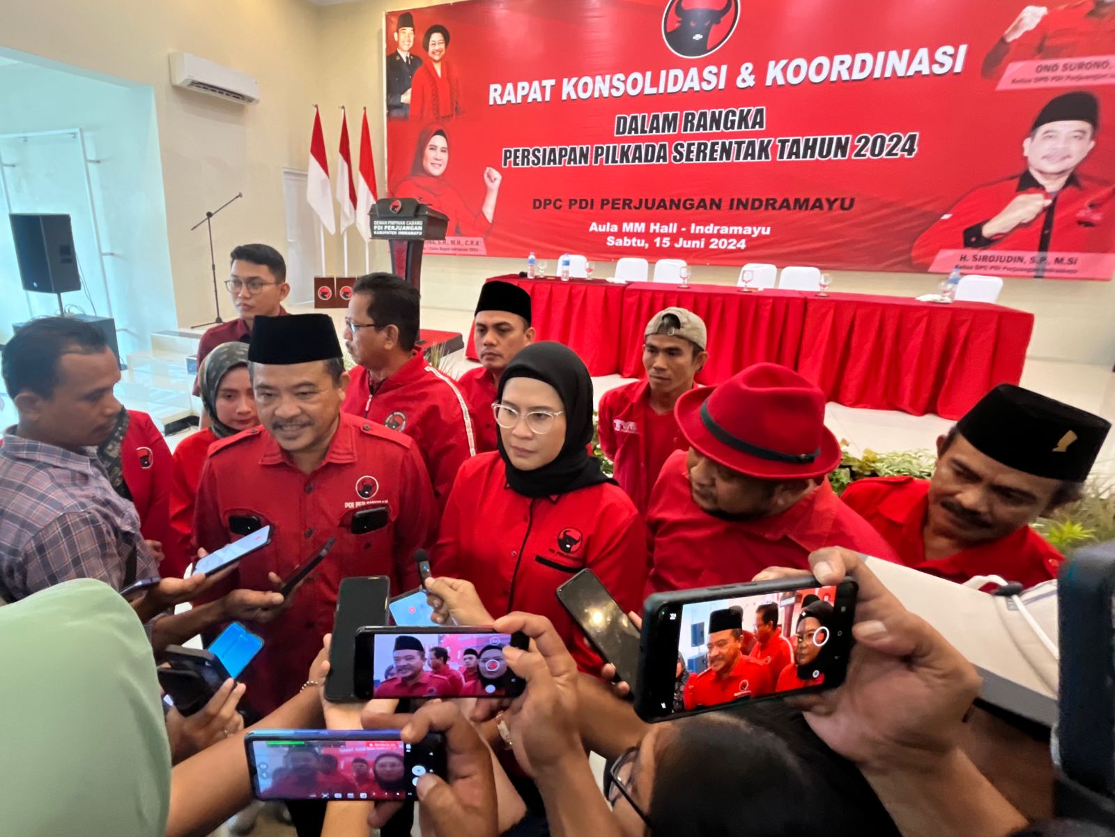 Konsolidasi PDIP Indramayu Jelang Pilkada, Begini Pesan Ono Surono