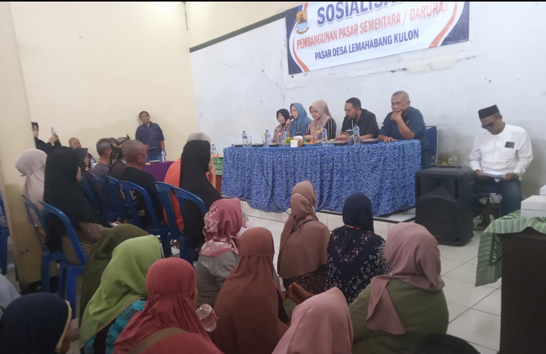Gerak Cepat Pascakebakaran, Pasar Darurat Lemahabang Kulon Segera Dibangun
