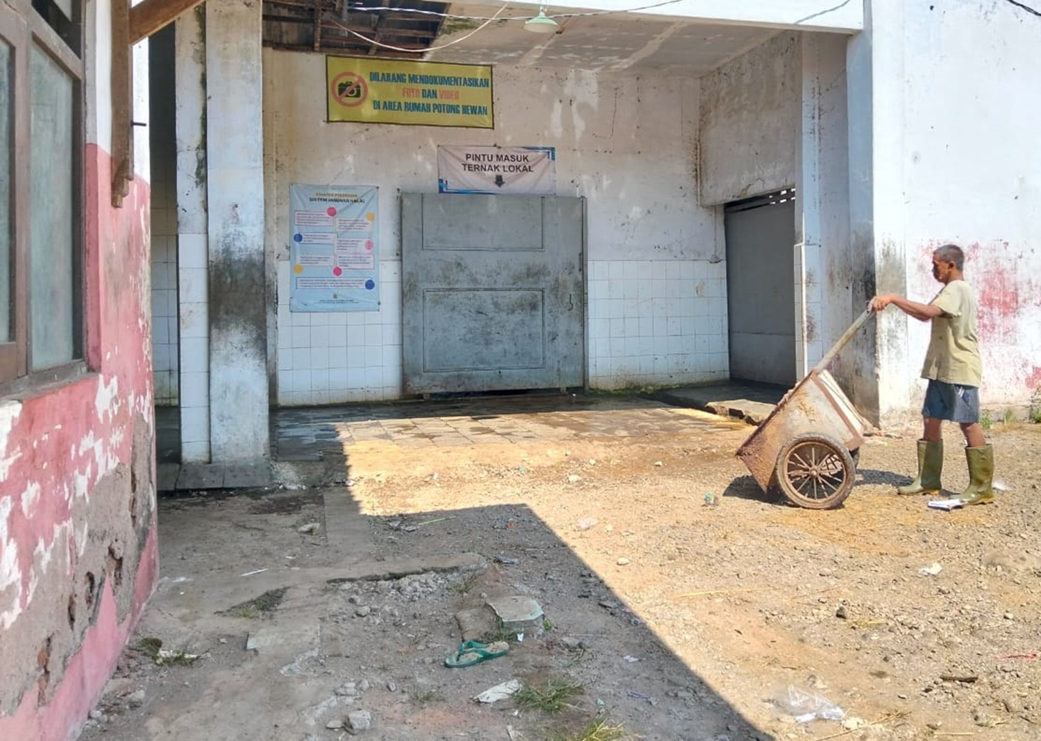 Tempat Pemotongan Hewan Battembat Nihil Kontribusi PAD, Pemdes Desak Segera Direlokasi