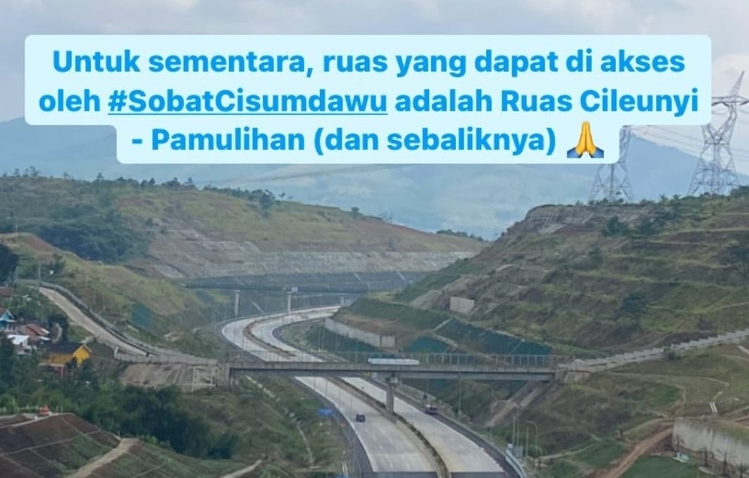 BREAKING NEWS: Lokasi Peresmian Tol Cisumdawu Mendadak Pindah dari GT Ujung Jaya ke Terowongan Kembar