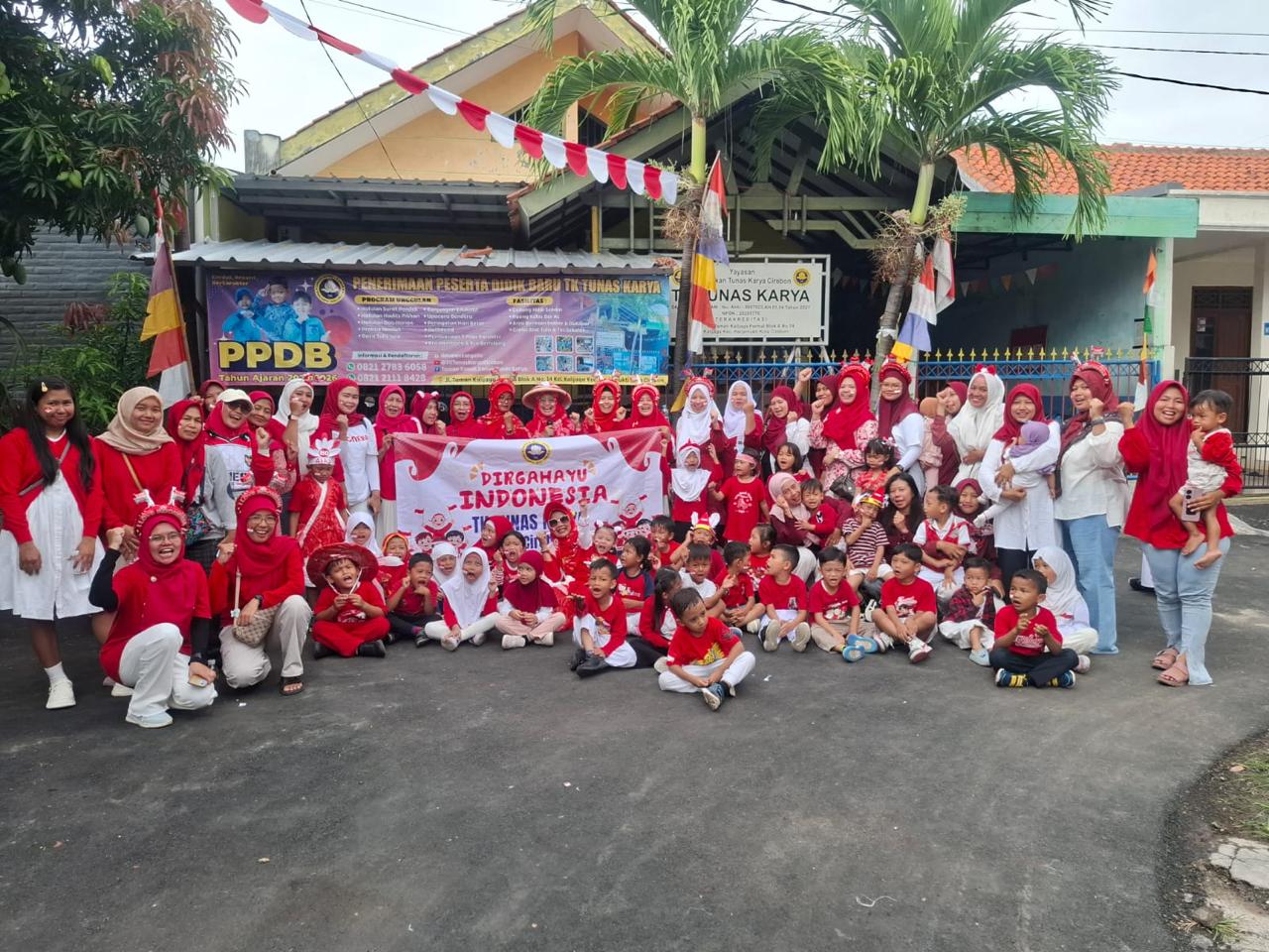 TK Tunas Karya Meriahkan Hari Kemerdekaan dengan Beragam Lomba 