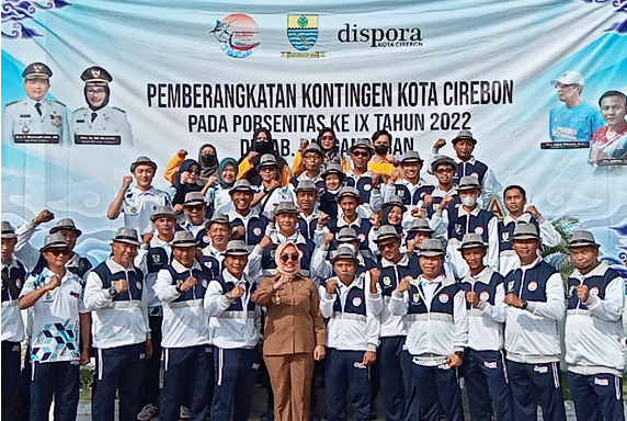 Kontingen Porsenitas Kota Cirebon Diberangkatkan, Simak Pesan Wakil Walikota untuk Para Atlet