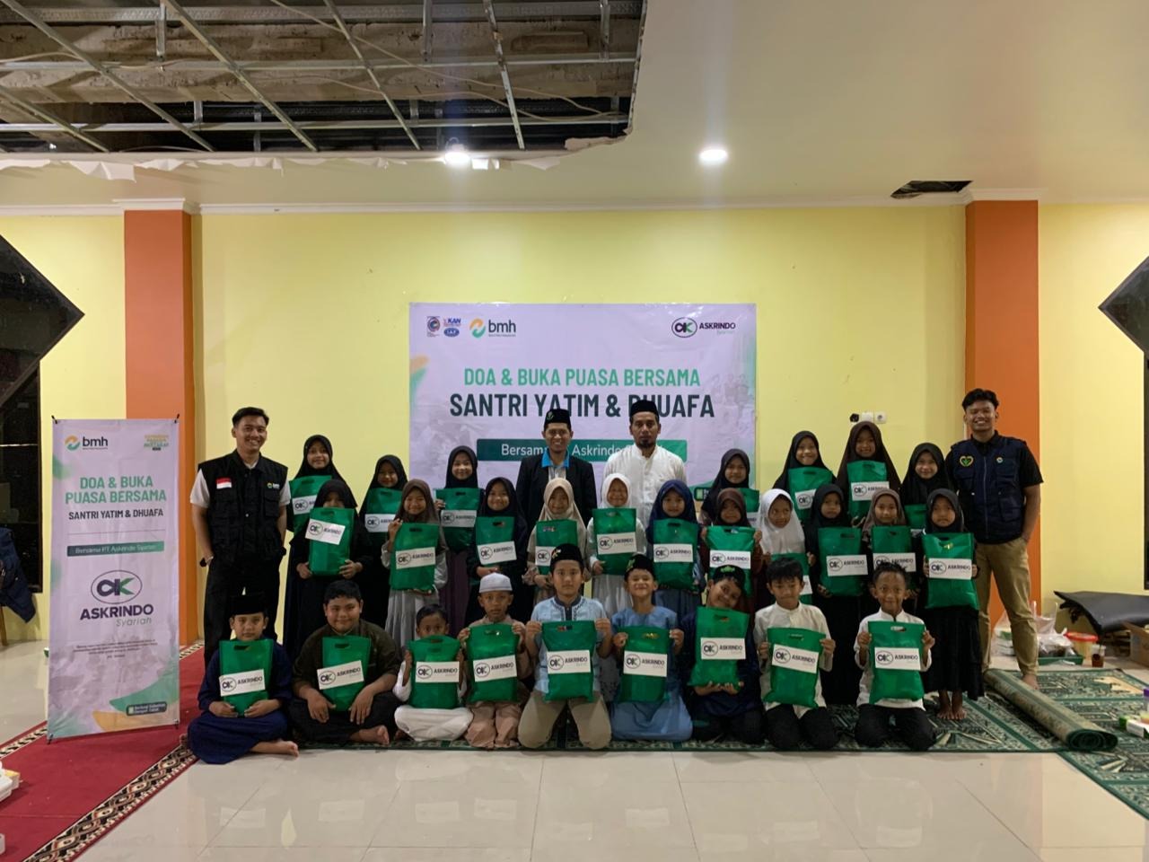 BMH dan Askrindo Syariah adakan Doa dan Buka Bersama Yatim dan Dhuafa di Cibuntu 