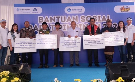FIFGROUP Dukung Pembangunan Rumah Ibadah Lima Agama di Bandung, Salurkan Bantuan Rp216 Juta