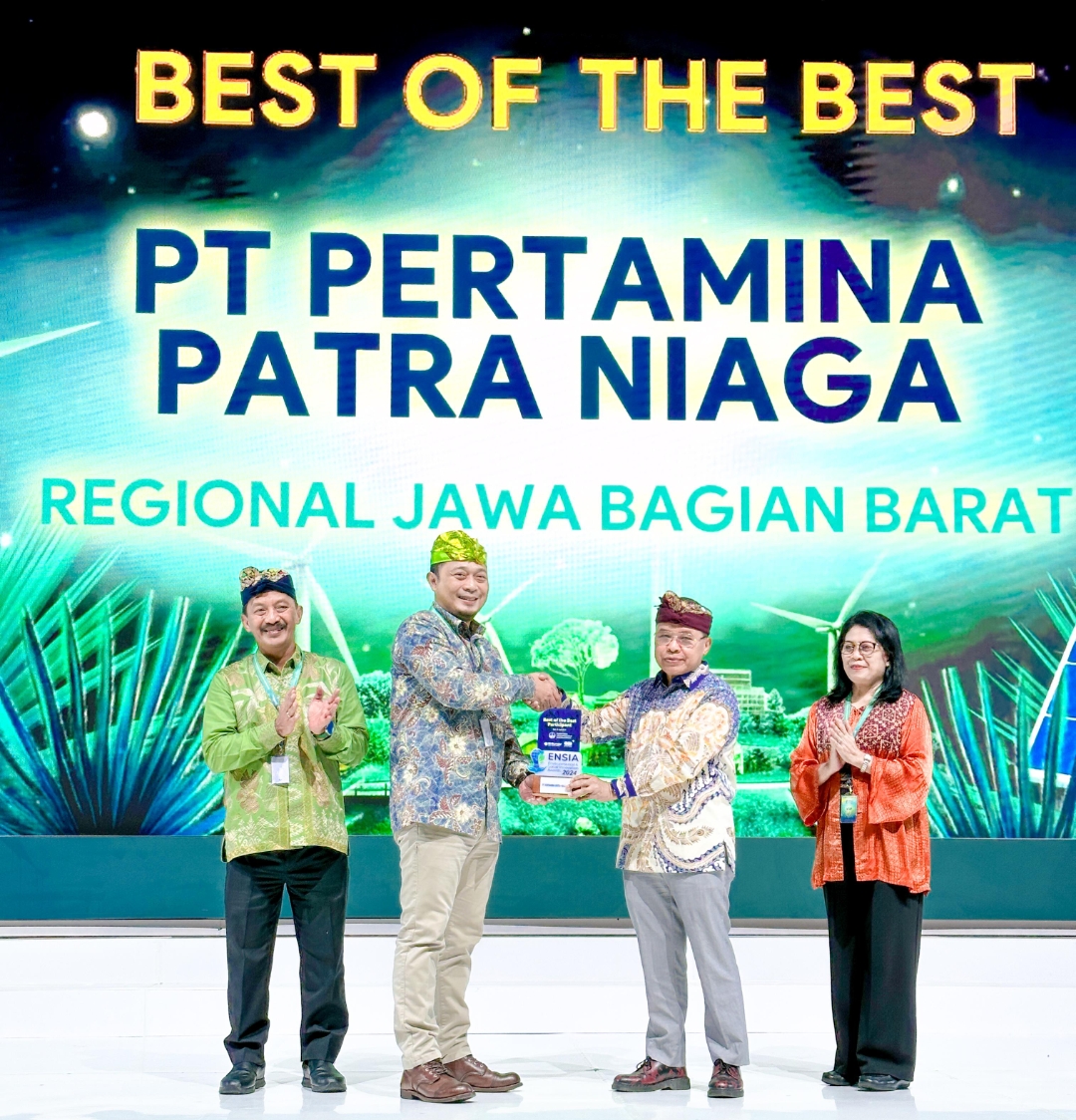 Pertamina Patra Niaga Regional JJB Raih Best of The Best di Ajang ENSIA Award 2024