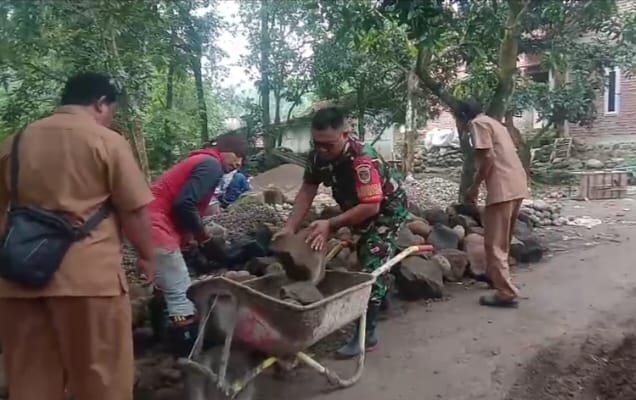 Jembatan Gantung Sumurwuni di Percepat Pembangunannya