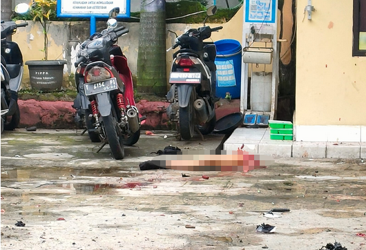 Detik-detik Ledakan Diduga Bom di Polsek Astanaanyar Bandung, Ada Potongan Tubuh di Lokasi