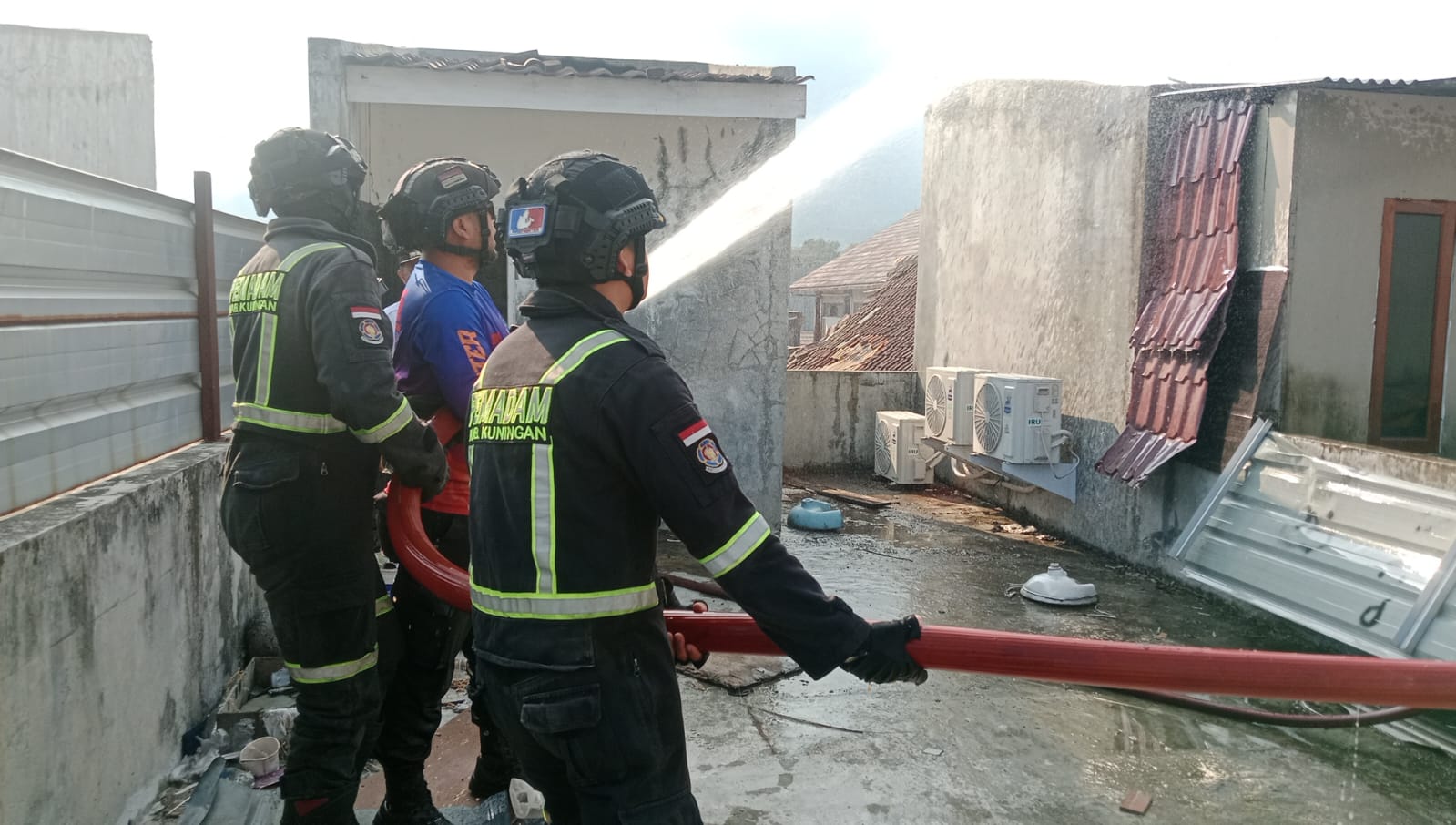 RM Ali Action di Kuningan Terbakar, Api Diduga Dipicu Korsleting Listrik
