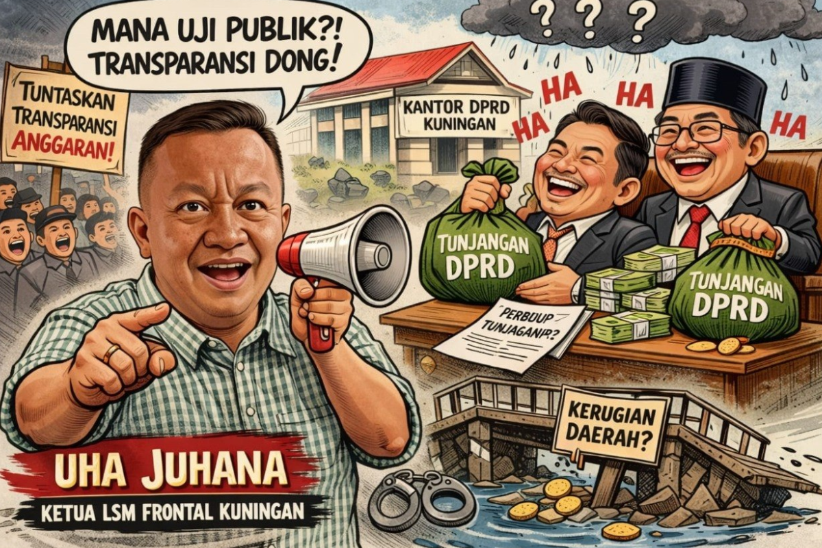 Perbup Tunjangan DPRD Kuningan Diduga Tanpa Uji Publik, Begini Sorotan LSM Frontal