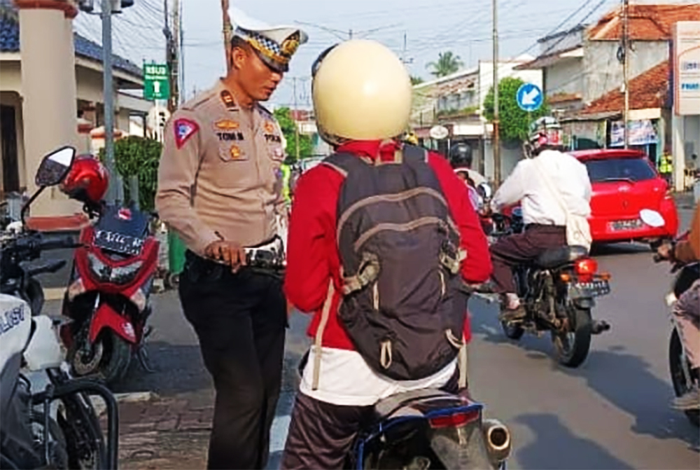 Di Majalengka, Pengguna Motor Knalpot Brong Terus Diburu Oleh Polisi