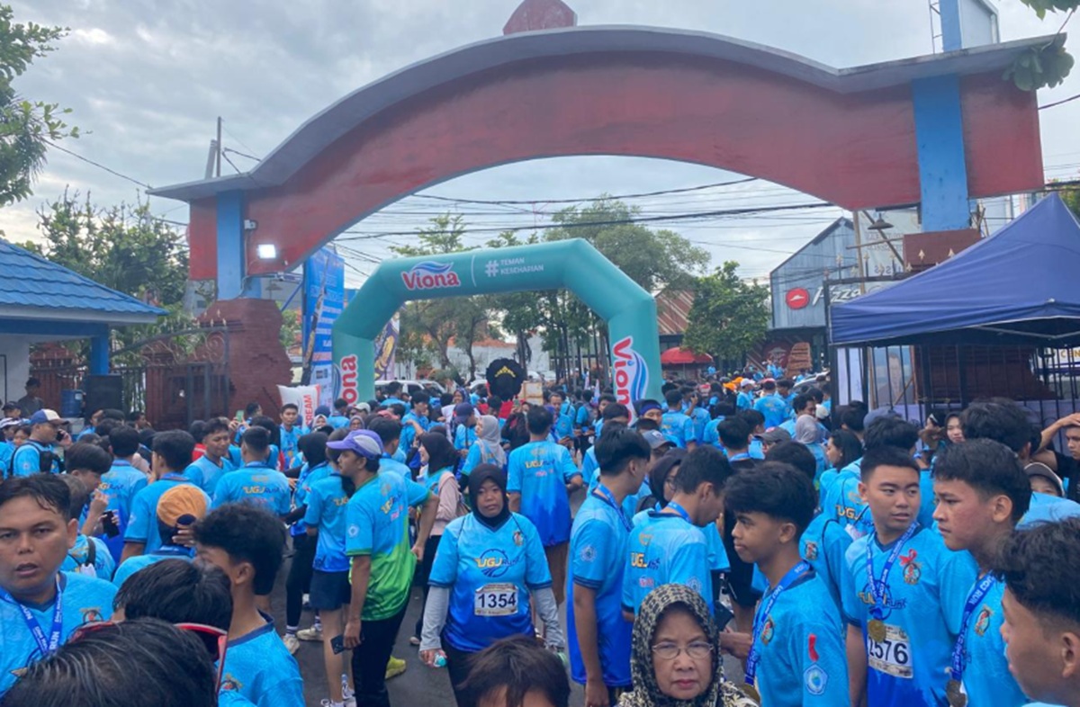 UGJ Run 2026 Pecahkan Rekor, 2.500 Pelari Padati Jalan Utama Kota Cirebon